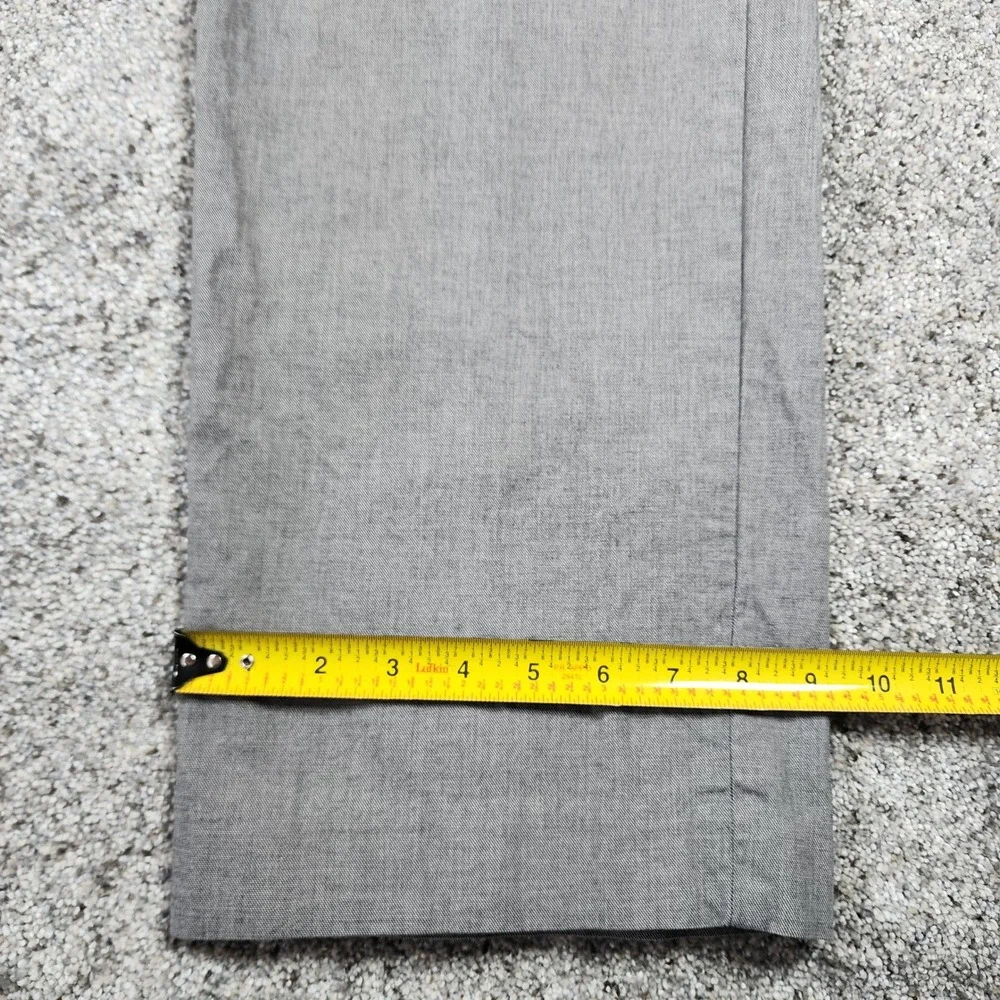 Banana Republic Dress Pants Mens 31/32 Grey Cotton Straight Leg Excellent